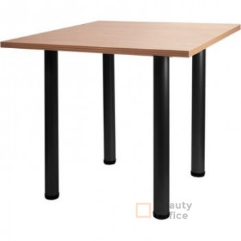 DT-6black.086.200i  стол 60x80 ноги черные (ольха)