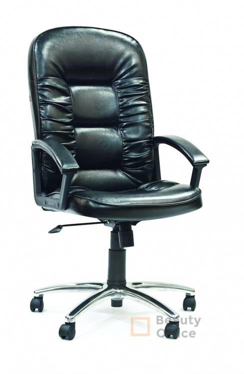 CHAIRMAN 418 PU3816-12 черное глянец+ перф