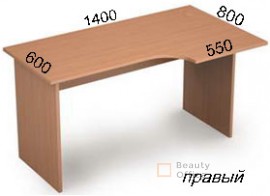 2С.045 Стол криволинейн.прав. (1400*800*750), Стиль